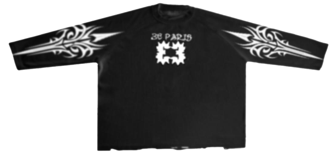 3E Paris Tribal Double sleeve tee