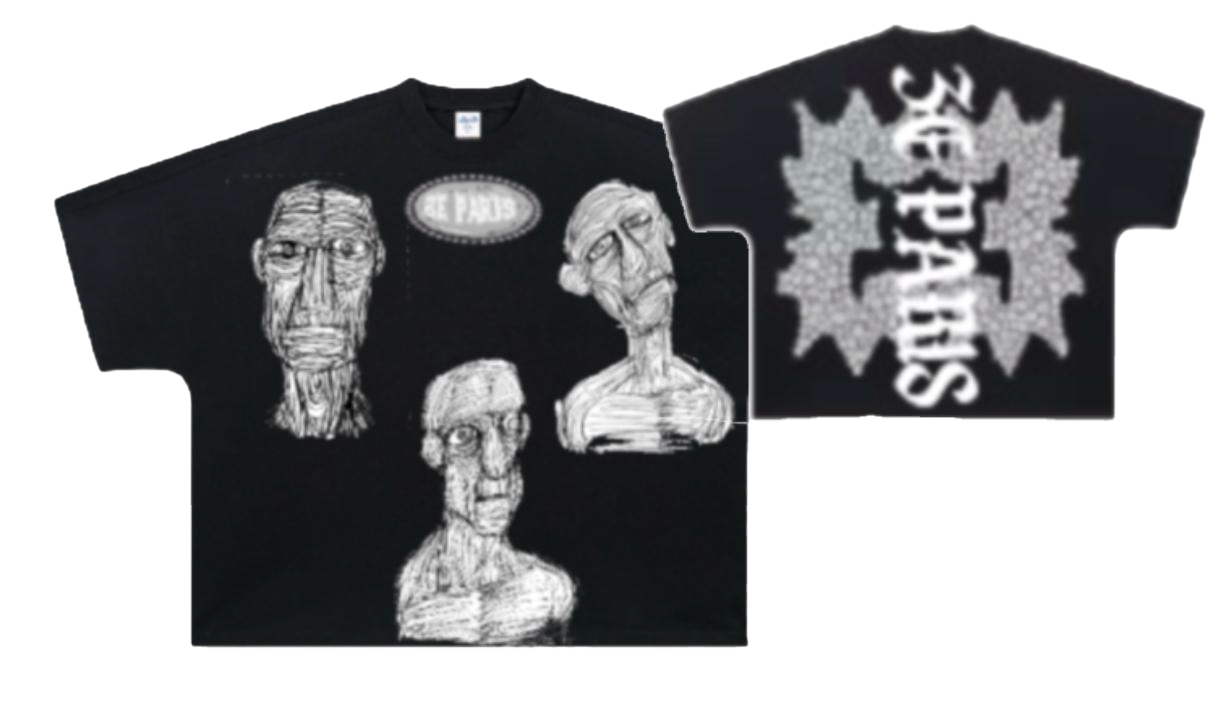 3 Head Diamond Boxy Tee