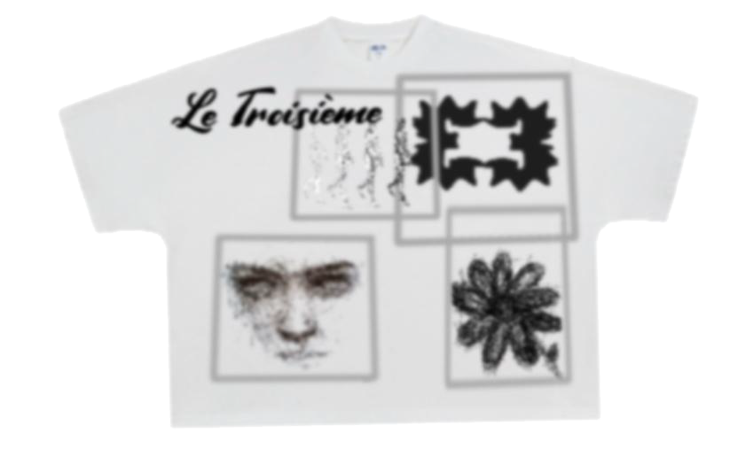 Seamless Doodle Boxy Tee