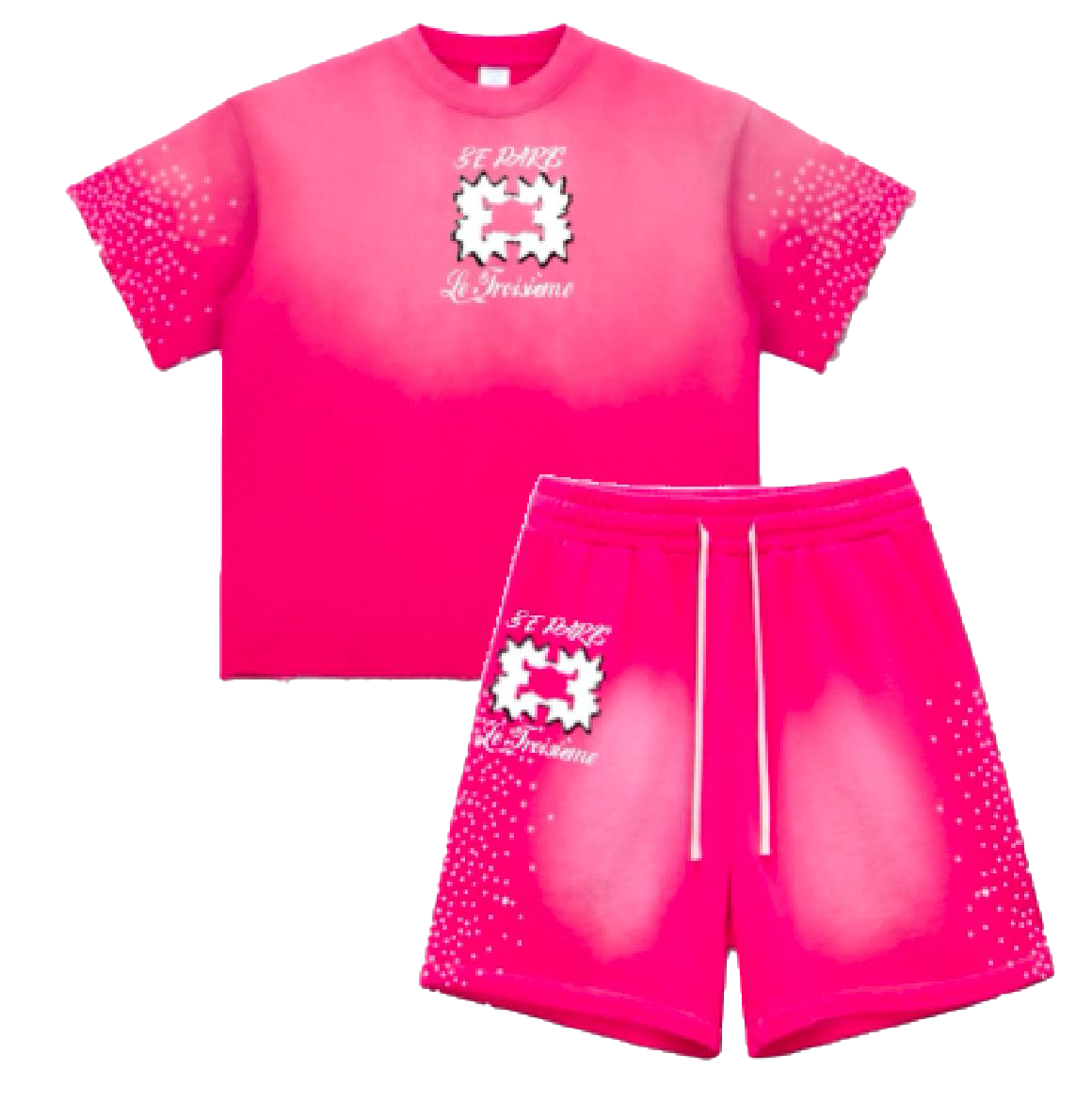 3RD Diamond Washed Set - Pink
