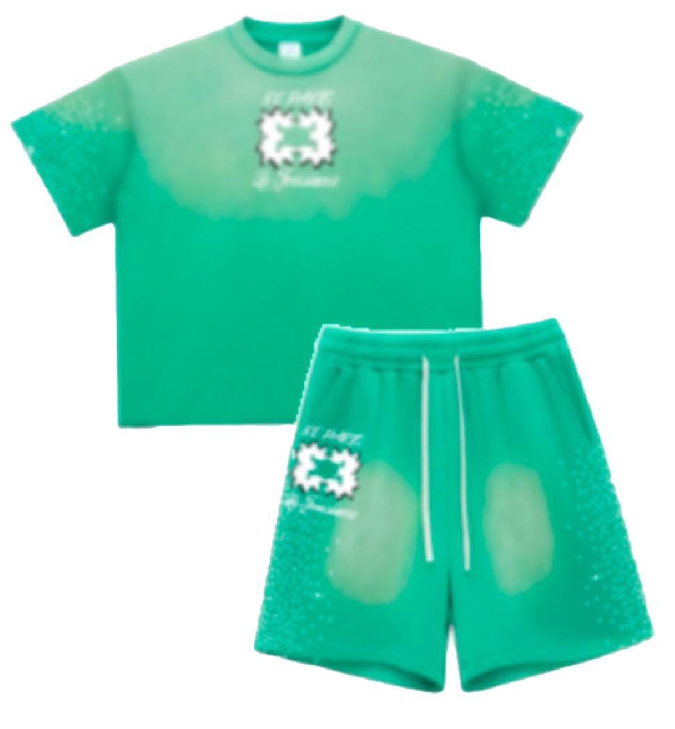 3RD Diamond Washed Set - Green