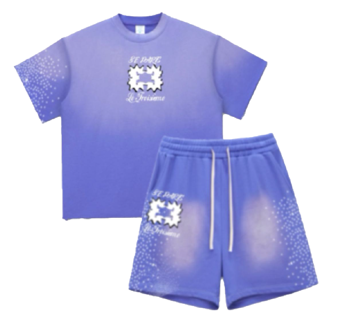 3RD Diamond Washed Set - Blue